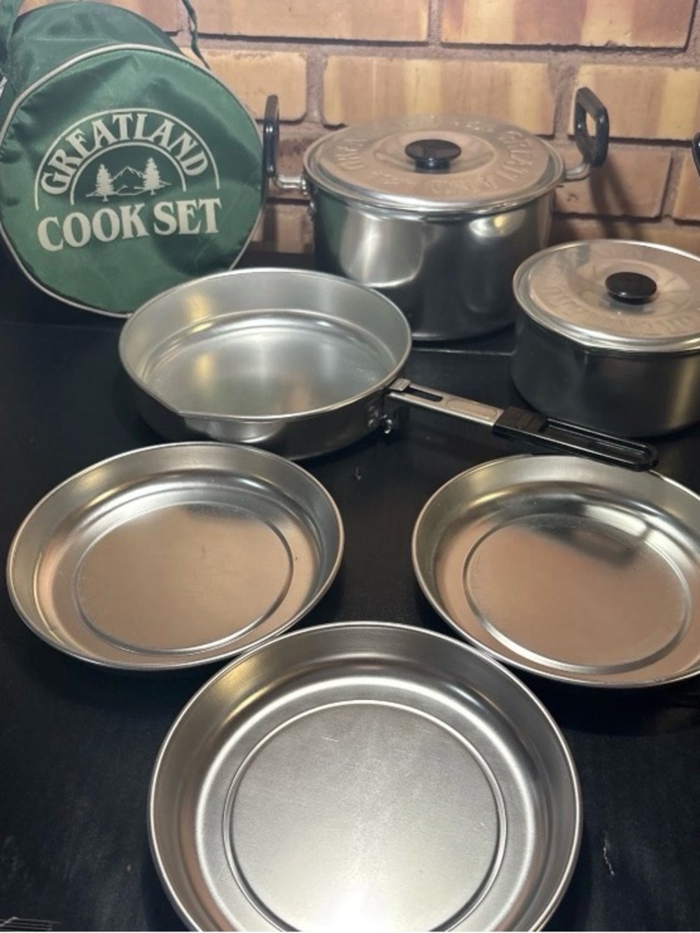Greatland Outdoor Camping Aluminum Cook Set 8-piece